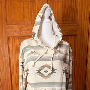Hurley XL Southwest Designed Hoodie w Front Pocket Unisex - Worn Once